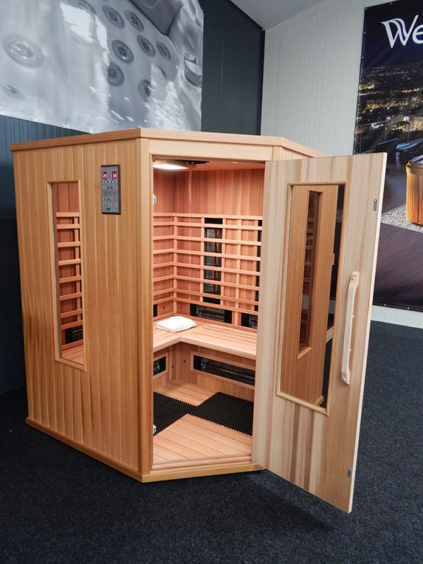 infraroodsauna 160 deluxe corner totaal