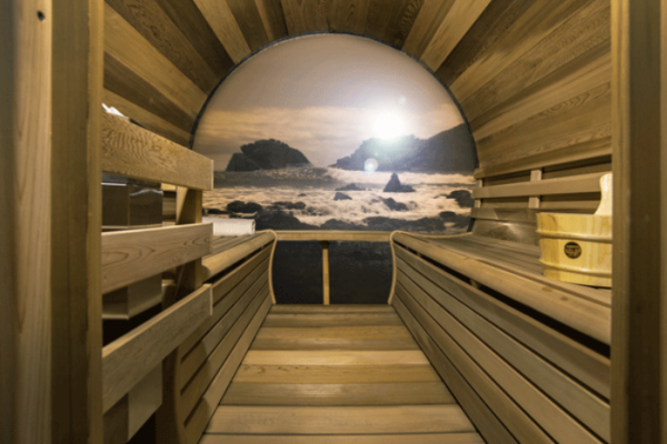 Panoramic Barrel Sauna 305 cm ø188 cm - Afbeelding 4