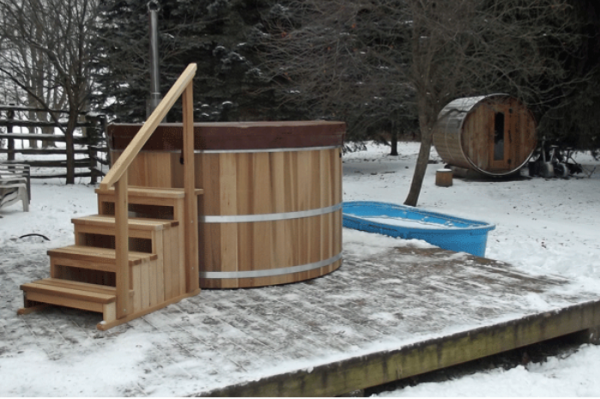 Hottub Borlänge Red Cedar Ø 150cm - Afbeelding 5