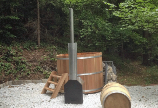 Hottub Borlänge Red Cedar Ø 150cm - Afbeelding 4