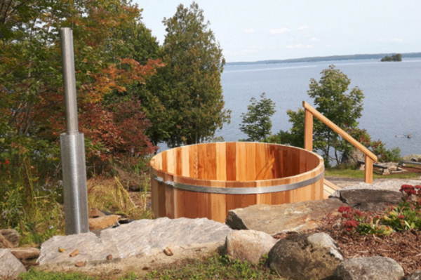 Hottub Borlänge Red Cedar Ø 150cm - Afbeelding 3