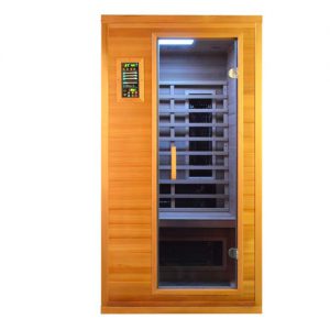 infraroodsauna mn100 deluxe glasdeur