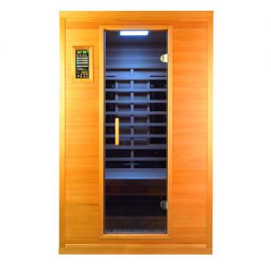 infraroodsauna mn120 deluxe glasdeur