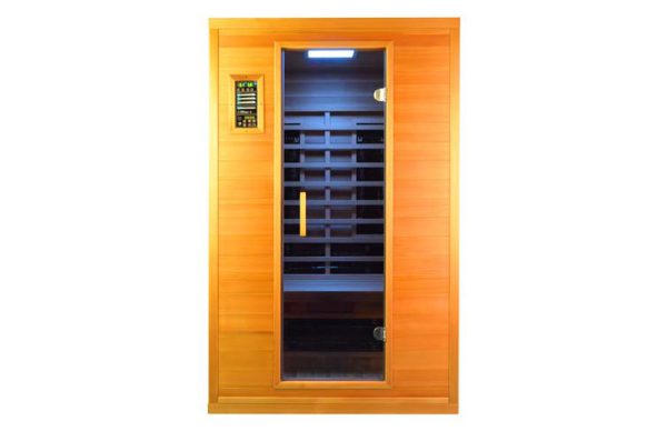 infraroodsauna mn120 deluxe glasdeur